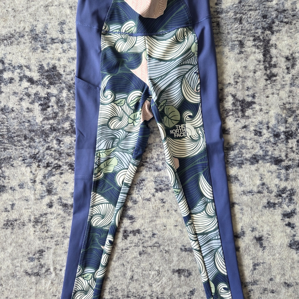 The North Face Patterned Blue Leggings